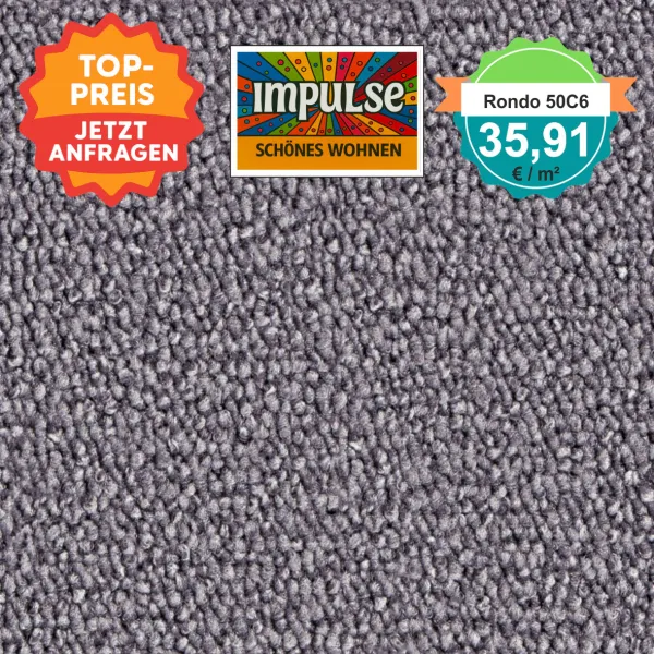 Vorwerk Teppichboden in Draufsicht – lebendiges Türkis mit strukturierter Oberfläche, gleichmäßige Schlingenqualität in Markenoptik